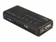 StarTech.com - 4 Port Black USB KVM Switch Kit with Cables and Audio