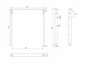 Multibrackets Deckenhalterung Ceiling Mount Pro OM46N-D, Detailfarbe