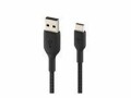 BELKIN USB-Ladekabel Braided Boost Charge USB A - USB