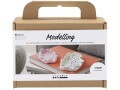 Creativ Company Modellier-Set Schalen Rosa/Weiss, Packungsgrösse: 1