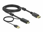 DeLock Kabel HDMI - Displayport, 3m