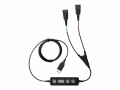 Jabra LINK 265 USB-Headsetadapter 2xQD Supervisor