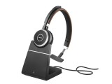 Jabra Headset Evolve 65SE Mono MS inkl. Ladestation, Microsoft