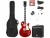 Image 0 MAX E-Gitarre GigKit LP Style Rot, Gitarrenkoffer / Gigbag