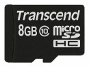 Transcend SDHC CARD MICRO 8GB CLASS 10 W/O ADAPTER  NMS  