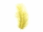 Glorex Federn Marabu Gelb, Packungsgrösse: 15 Stück