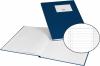 BIELLA Geschäftsbuch A4 60948005U blau, liniert 80 Blatt