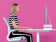 Leitz TV-/Display-Standfuss WOW Pink