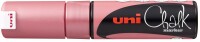 UNI-BALL  Chalk Marker 8mm PWE-8K METALLIC RED Metallic rot, Kein