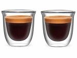 Bialetti Espresso Becher Firenze 80 ml, 2 Stück, Transparent
