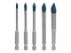 Bosch Professional Bohrer-Set Expert HEX-9 HardCeramic, 5-teilig, Set: Nein