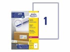 Avery Zweckform Versand-Etiketten 199.6 x 289.1 mm, 100 Blatt, Klebehaftung