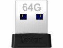 Lexar JumpDrive s47 - Clé USB - 64 Go - USB 3.1 - noir