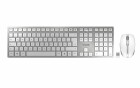 Cherry Tastatur-Maus-Set DW 9100 Slim Weiss / Silber, Maus