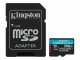 Kingston 256GB MSDXC CANVAS GO PLUS 170R A2