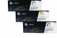 Hewlett-Packard HP Toner Tri-Pack 312A CMY CF440AM Color LJ Pro