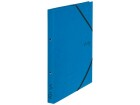 VON Ringbuch mit elastischen Eckbändern, 2.5 cm, Blau