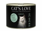 Cat's Love Nassfutter Adult Truthahn Pur, 200 g, Tierbedürfnis: Kein