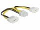 DeLock Stromkabel 8Pin EPS - 2x Molex 15 cm