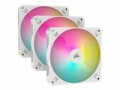 Corsair PC-Lüfter iCUE AR120 RGB Weiss 3er Set, Beleuchtung