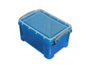 Really Useful Box Aufbewahrungsbox 0.3 Liter, Blau/Transparent, Breite: 8.5 cm