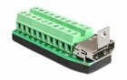 DeLock Adapter HDMI f 22 Pin Terminalblock, Kabeltyp: Adapter