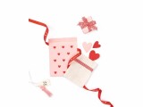 Folia Stoffbänder-Mix "Rosy Love", Gesamtlänge: 5,5 m