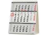 Biella Pultkalender Desktop Delta 2025, Papierformat: 12.5 x 12.5