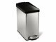 Simplehuman Treteimer CW1180CB 10 Liter, Silber, Fassungsvermögen: 10