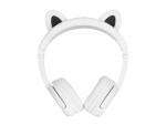 BuddyPhones Kinderkopfhörer Play Ears+ Panda Weiss, Sprache