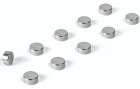 Trendform Haftmagnet Steely Silber, 10 Stück, Detailfarbe: Silber