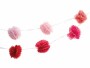 Rico Design Girlande Pompon 1.8 m, 2 Stück, Pink, Materialtyp