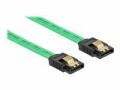 DeLock SATA-Kabel UV Leuchteffekt grün 0.7