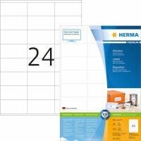 HERMA     HERMA Etiketten Premium 70×36mm 4633 weiss 4800 Stück