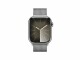 Apple Watch Series 9 41 mm LTE Silber Milanaise