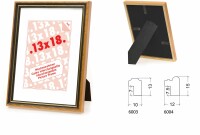 DEBEX Wechselrahmen 10,5×15cm 610303-105X1 Holz braun, Kein