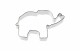 Paderno Aussstechform Elefant 11.8x6.9cm