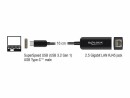 DeLock Netzwerk-Adapter USB-C - RJ45