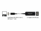 DeLock Netzwerk-Adapter USB-C - RJ45