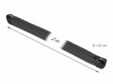 DeLock Kabelschlauch 2 m x 20 mm, mit Reissverschluss