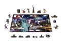 WOODEN.CITY Holz-Puzzle New York by Night XL, Motiv: Stadt