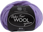 Creativ Company Wolle Oeko-Tex 50 g, Flieder, Packungsgrösse: 1 Stück