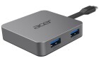 Acer Dockingstation USB-C Mini-Dock 4-in-1, Ladefunktion: Ja