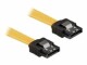 DeLock SATA3-Kabel gelb, 10 cm, Datenanschluss Seite A: SATA
