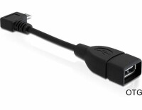 DeLock USB-OTG-Kabel Micro-USB B - USB A 0.11