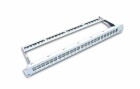 Wirewin Patchpanel 24 Port, Keystone, 1HE 19"-Rack Grau, Montage