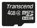 Transcend - Flash-Speicherkarte - 4 GB - Class