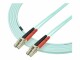 STARTECH .com 5m Fiber Optic Cable - 10 Gb Aqua