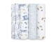 Aden + Anais Mulltuch Outdoors 4er-Set 120 x 120 cm, Material