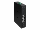 Edimax Pro Rail PoE+ Switch IGS-1210P 10 Port, SFP Anschlüsse